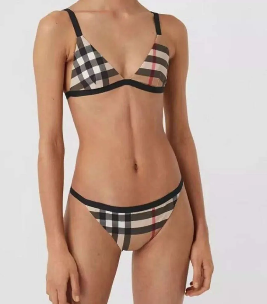 Women Swimodwear Designer Seksowne stroje kąpielowe Solid bikini zestaw tkaninowy Kąpiec do niska talii garnitury plażowe noszenie liter