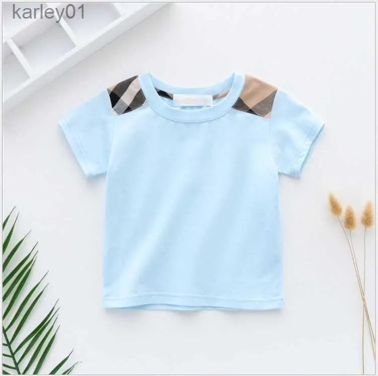 T-shirts grande qualité bébé garçons été à manches courtes T-shirts coton enfants hauts T-shirts enfants vêtements garçon T-shirt 240306