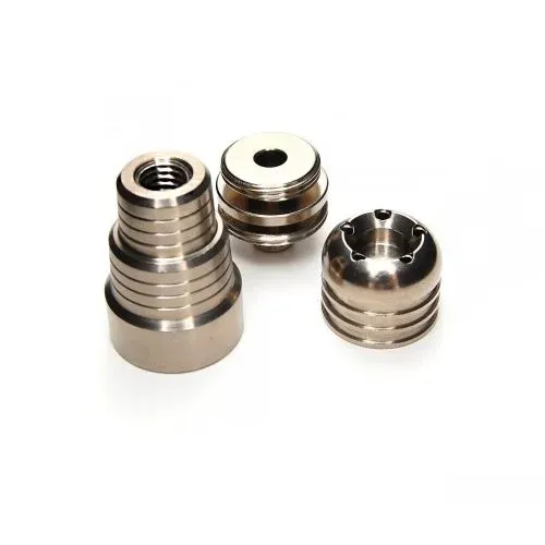 5 Hole Domeless Convertible Titanium Nail 18mm/14mm Adjustable Male or Female in stock