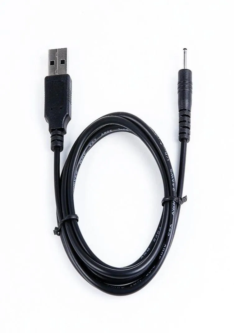 DC 25mm Cord Plug USB Power Charging Charger Cable Lead For Tablet PC eReader7310787