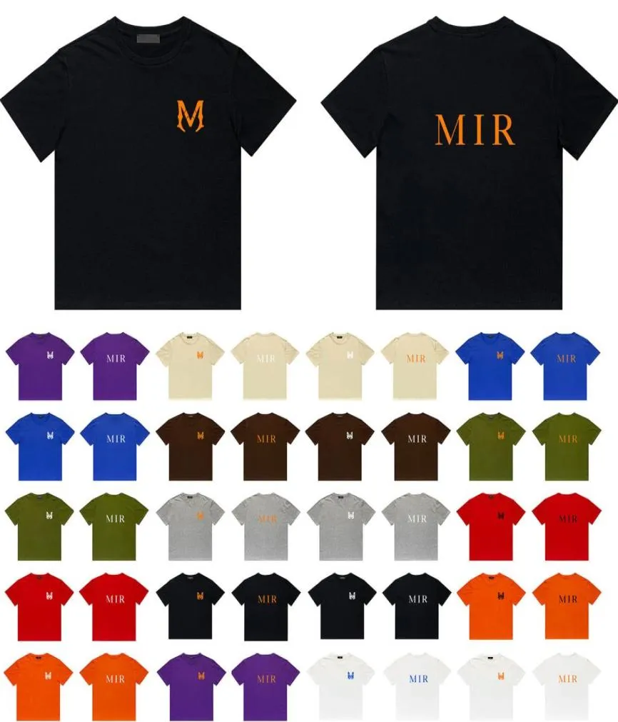 Topp Qaulity Mens Designer T Shirts Casual Tees Bekväma män Kvinnor Letter Print 100 Cotton Tshirtsi AM9757541281181