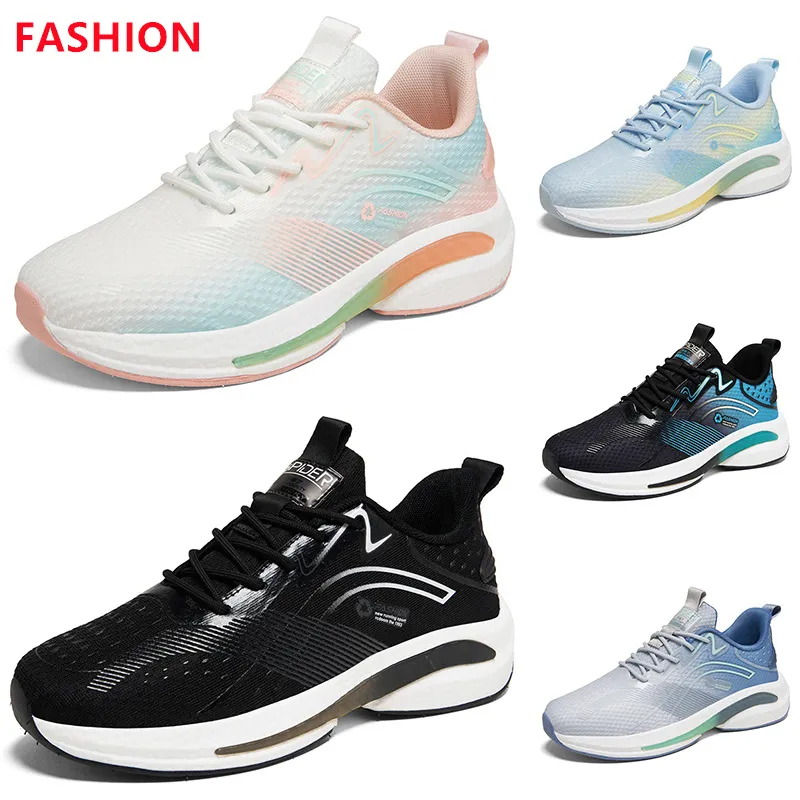 Vente chaude chaussures de course hommes femmes beige profond rose pêche jaune bleu blanc fendu orange bordeaux kaki vert baskets pour hommes baskets de mode de sport GAI