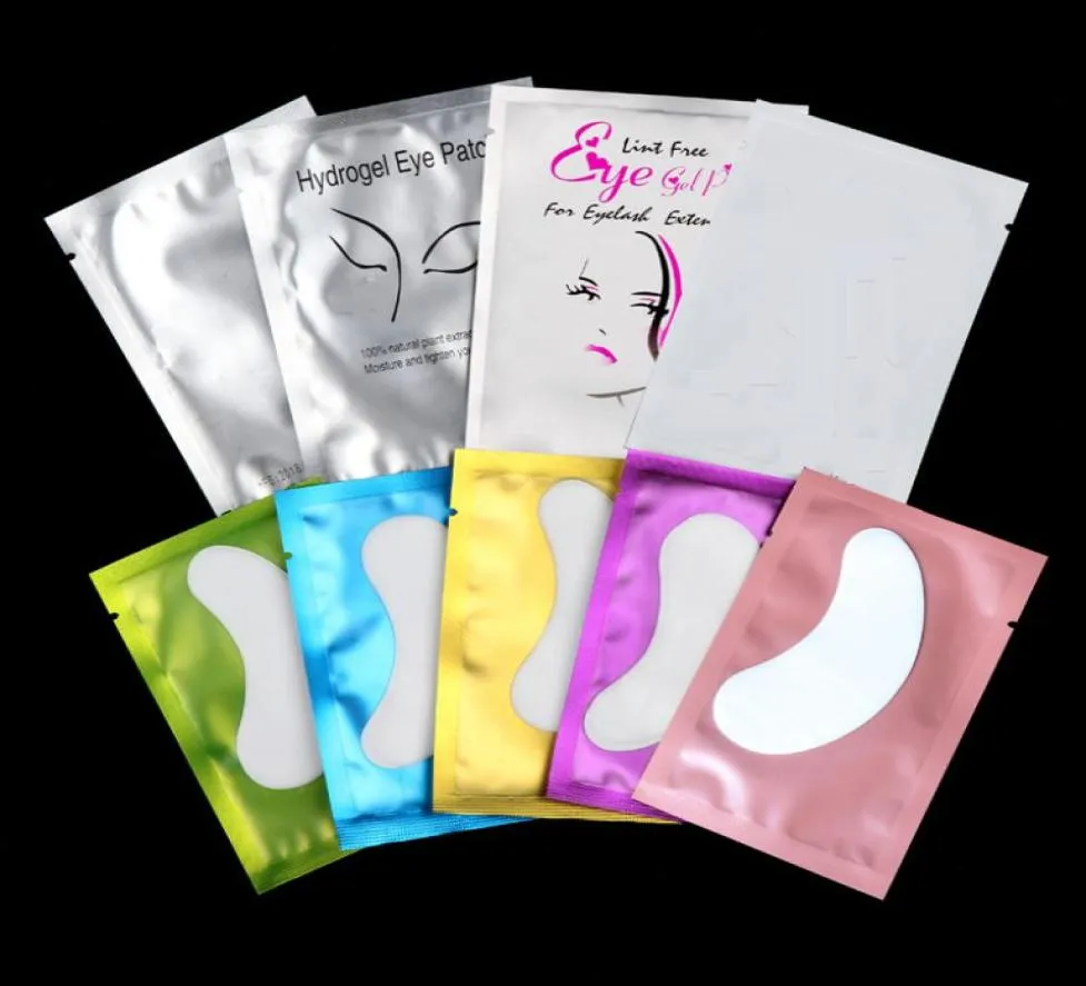 50pairspack Nouveaux patchs en papier cils sous les coussinets pour les yeux Extension de cils patchs en papier conseils pour les yeux autocollants enveloppes outils de maquillage 3407567