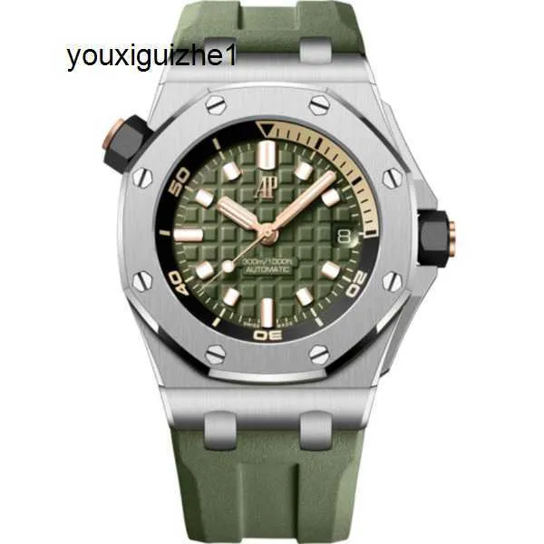 Zakelijk horloge Chronograaf AP Horloge Royal Oak Series Automatisch mechanisch horloge met datumweergave Timing Flyback/Backjump 42 mm 15720ST.OO.A052CA.01