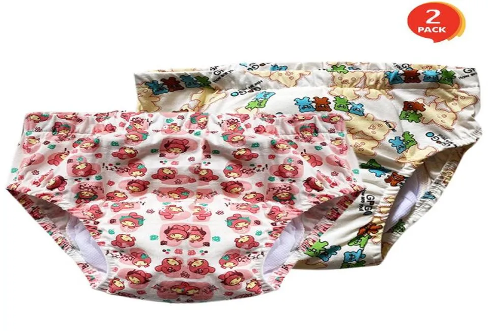 Underpants 2 pcs adulto bebê potty fralda treinamento roupa interior abdl incontinência almofadas impermeáveis ​​calças1891339