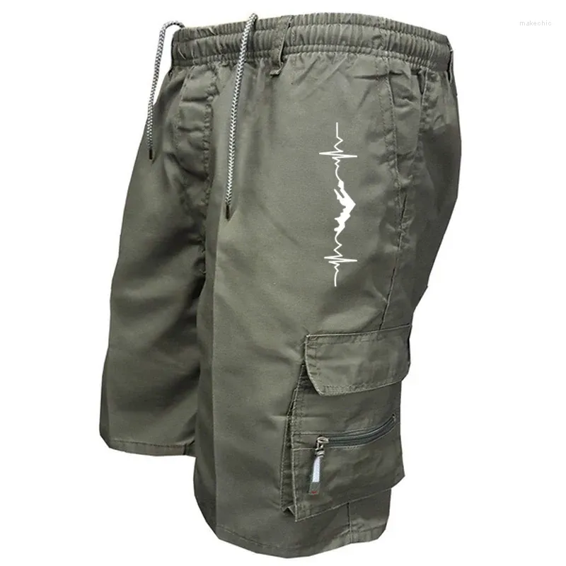 Pantaloncini da uomo Estate a cinque punti Moda Casual Tendenza Pantaloni cargo multitasche comodi e comodi Pantaloncini sportivi da esterno