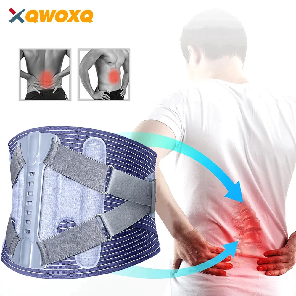 Back Brace Immediate Relief From Pain Herniated Disc Sciatica Scoliosis Breathable Waist Lumbar Lower Support Belt 240226