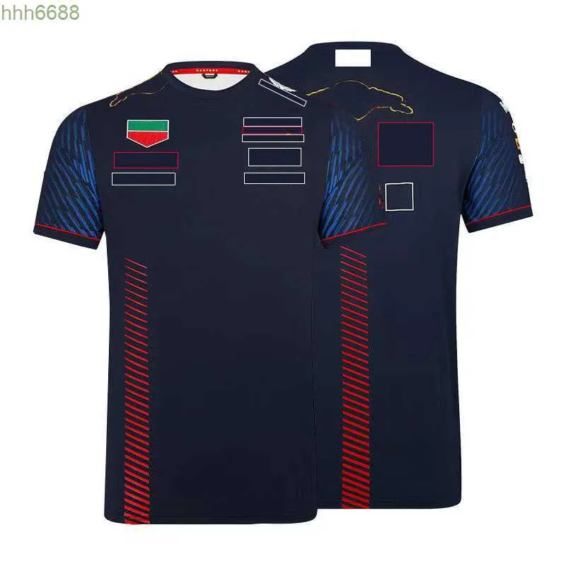 WO4F Herrpolos New RB F1 T-shirt Apparel Formel 1 Fans Extreme Sports Fans andningsbara kläder Topp överdimensionerade korta ärmanpassningsbara anpassningsbara