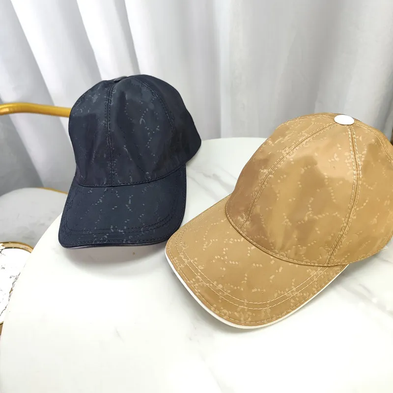新しいバイザー野球キャップメンズデザイナー野球帽子女性ファッションラグジュアリーゴルフサンキャップクラシックレター刺繍サマーブラウンキャンバス高品質のトラックハット