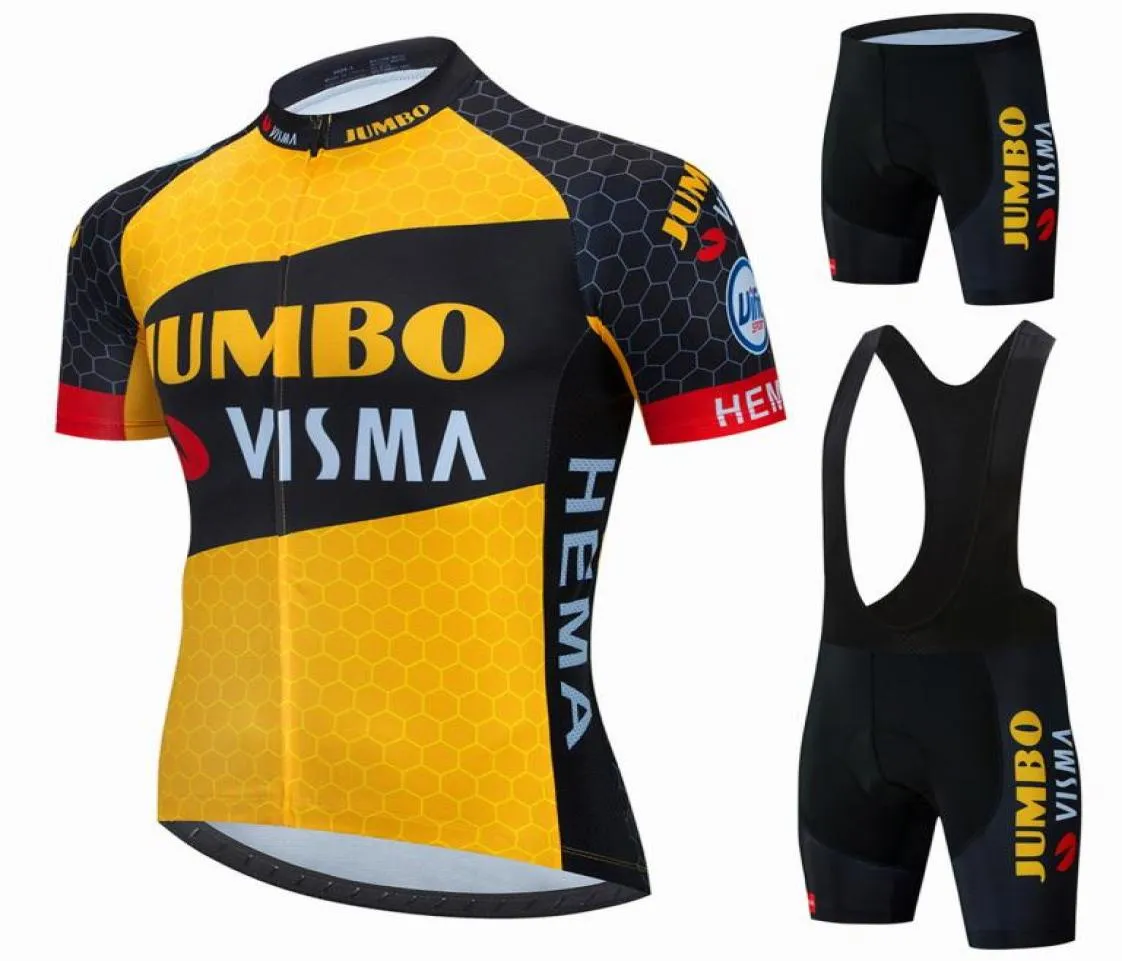 2021 Men039s Trainingspakken Wielertrui Set Team Bike Shorts Pak Zomer Pro Fiets Maillot Broek Kleding70349334999347