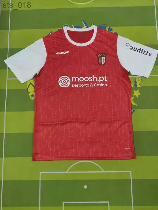 Soccer Jerseys Sporting Braga soccer jersey 2024 FONTE MUSRATI BRUMA ANDRE BANZA R.HORTA ABEL RUIZ football shirtH240306