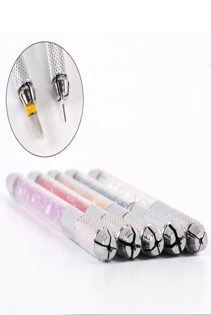 Microblading 3d Manual Pen Tattoo Pen Double Tip For Permanent Makeup Eyebrow Embroidery Machine Hand Tools Tattoo Accessories2957316