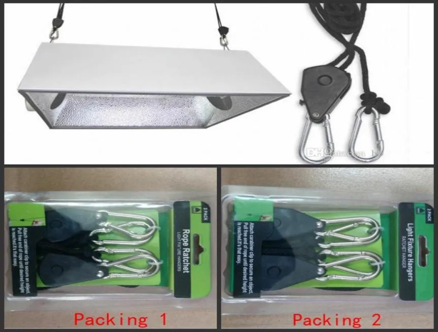 1 pack 2 pieces of 18 Rope Ratchet hanger plant lamp hanging on the Rope Lifting hook Ratchet hook 3927866