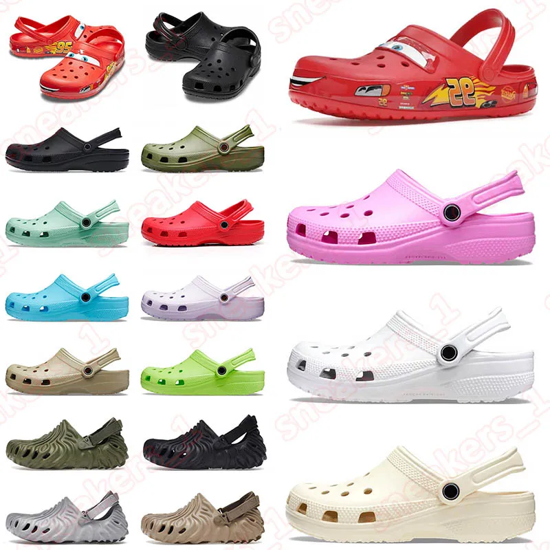 Top luksurys słynny designerski sandały kobiety dzieci croc męskie urok Salehe Bembury Woman Slajdes Bugacze Triple Białe Crocks Kapcieczki Buty C8-M11