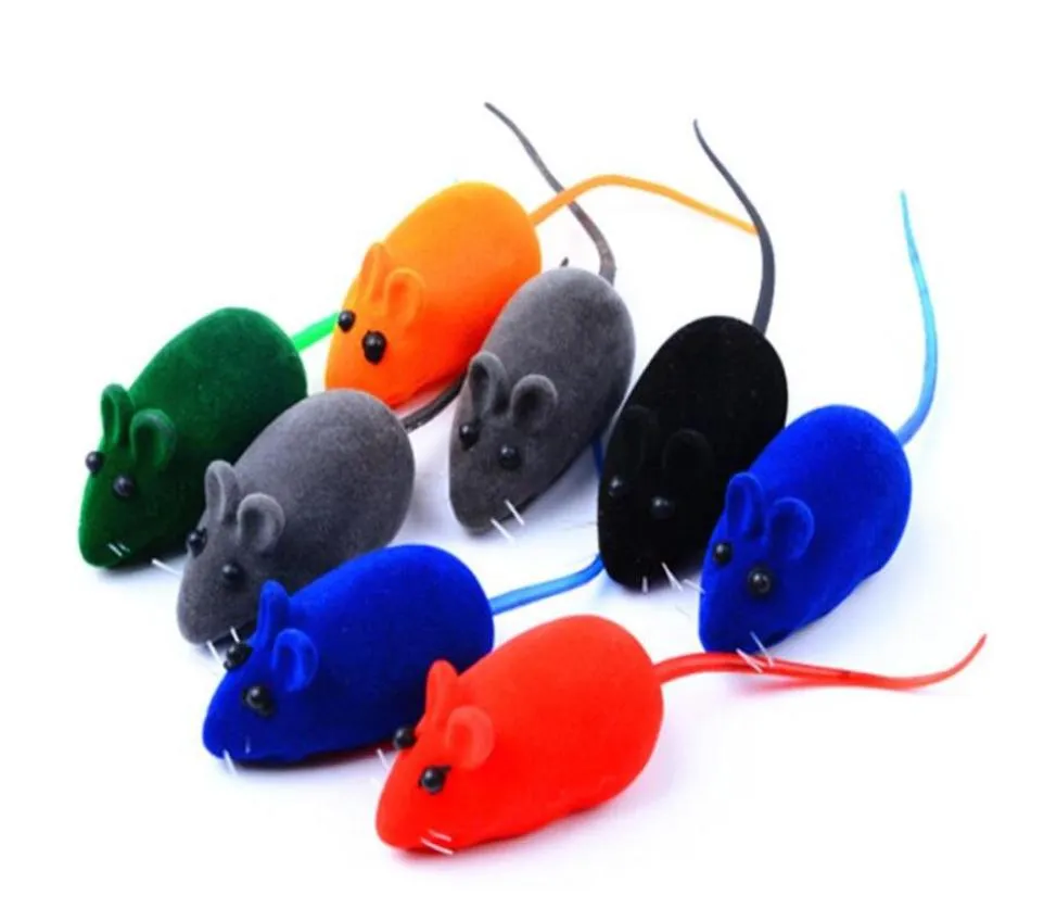 Little Mouse Toy Noise Sound Squeak Rat Playing Gift For Kitten Cat Play 6325cm4133957