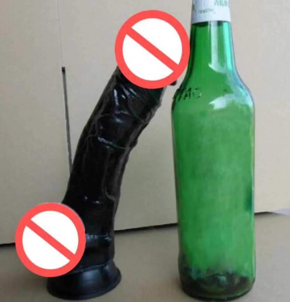 245 cm Big Dildo Consolador Strapon enorm dildo realistisk gummi penis svart konsolador sexprodukter för kvinnor sextoys kött dick1331830