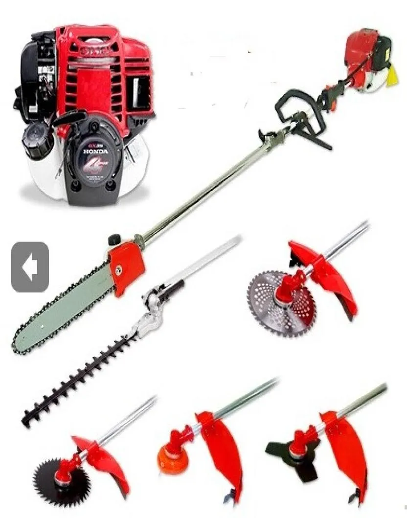 Ny modell äkta Thailand GX35 Motor Multi Garden Brush Cutterchain Sawpole Hedge Trimmer 6 i 11804606