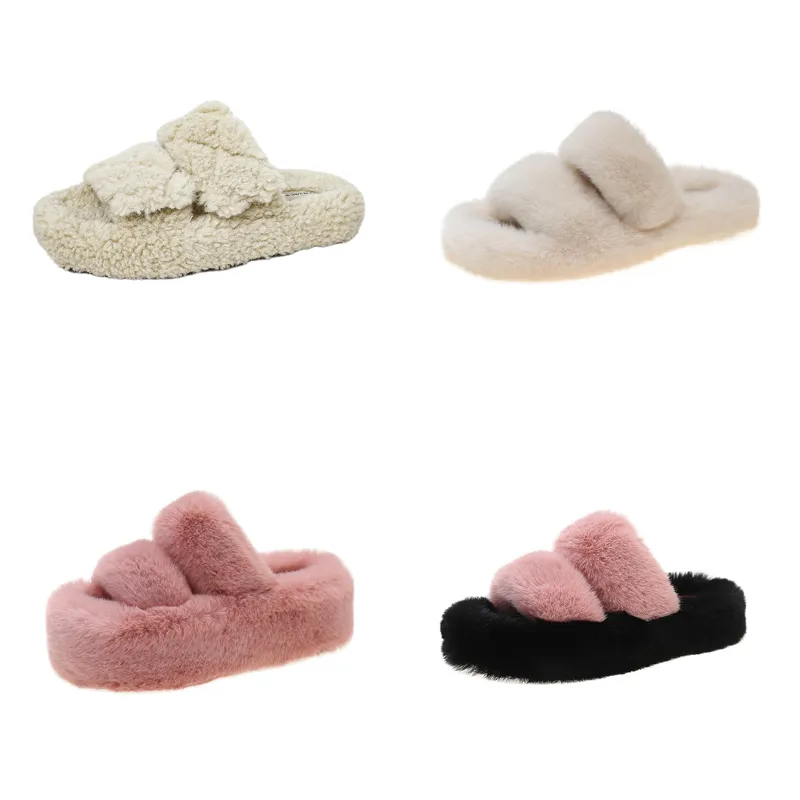 Men Slippers Femmes Designer 2024 Slides Sliders Noir blanc rose rose gris homme femme pantoufle intérieure d'hiver neige d'extérieur diaporne 851 9 49 S s 4