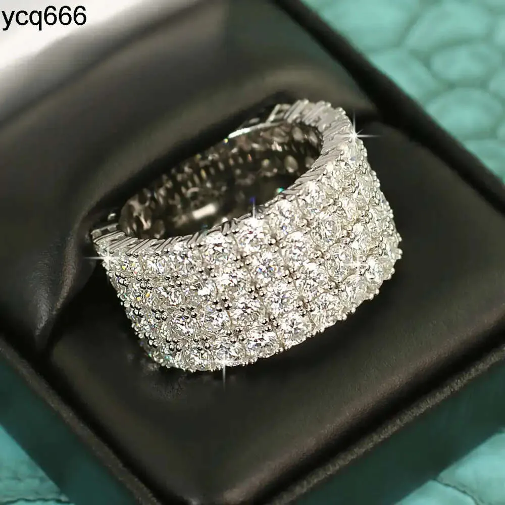 Men Jewelry Christian Cross Rings Vvs Moissanite Diamond Hip Hop Custom Silver Luxury Iced Out Moissanite Ring