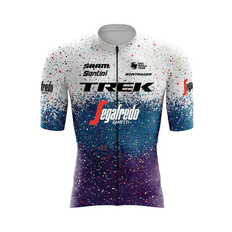 Cycling Jersey Sets 2023Clothing Bicycle Clothes Mens Mtb Tshirt Summer Bike Man Maillot Mountain Cycle Retro Uniform 230619 Drop Del Dhzky