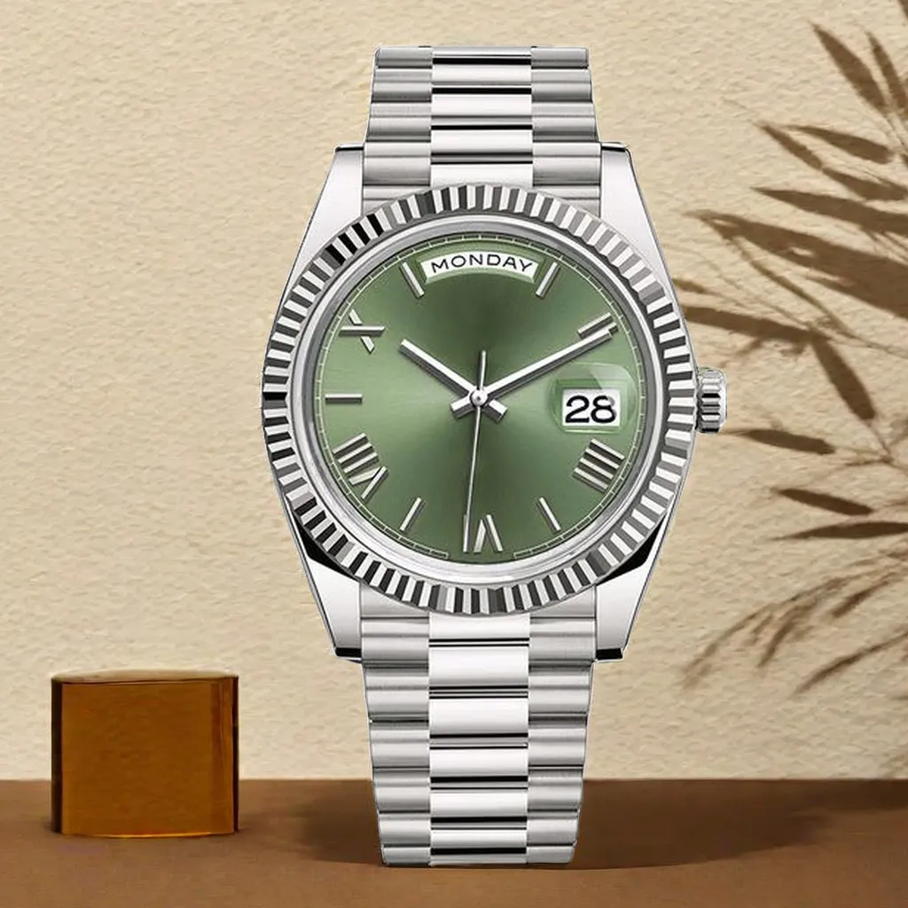 Homens de alta qualidade Swiss Watch Men Automático Mecânico Tourbillon Business Leather Man Calendar Relógios Preto relógios de pulso 40MM relógios masculinos relógios de grife