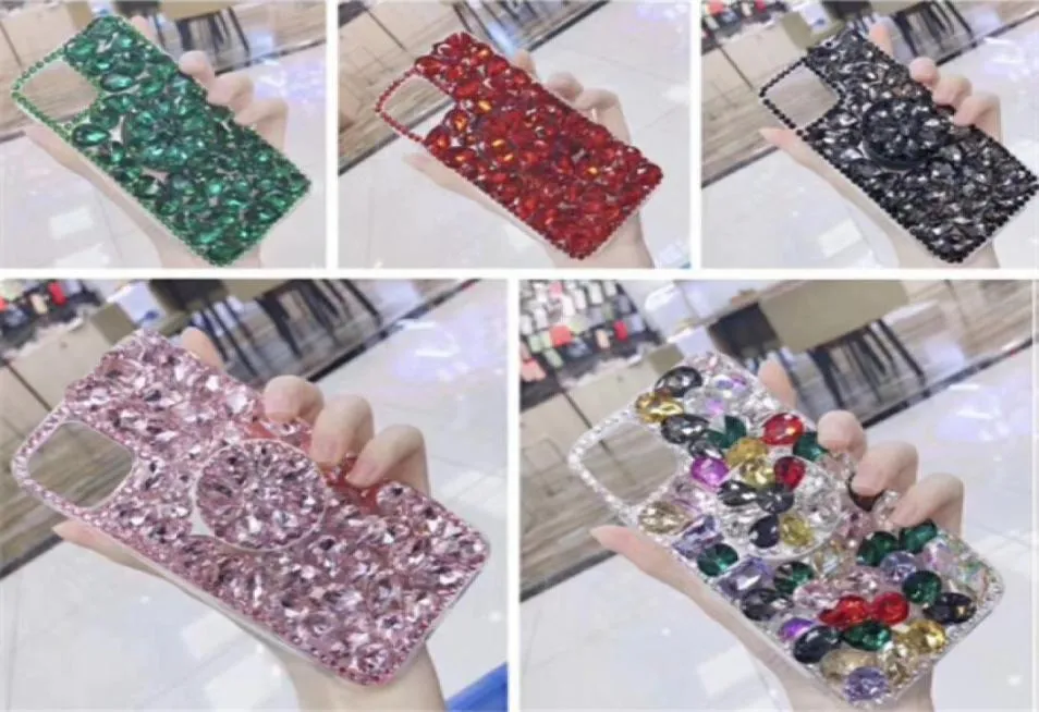 Bling cristal diamantes strass 3d casos pedras capa de telefone para iphone 11 pro max 12 132082358
