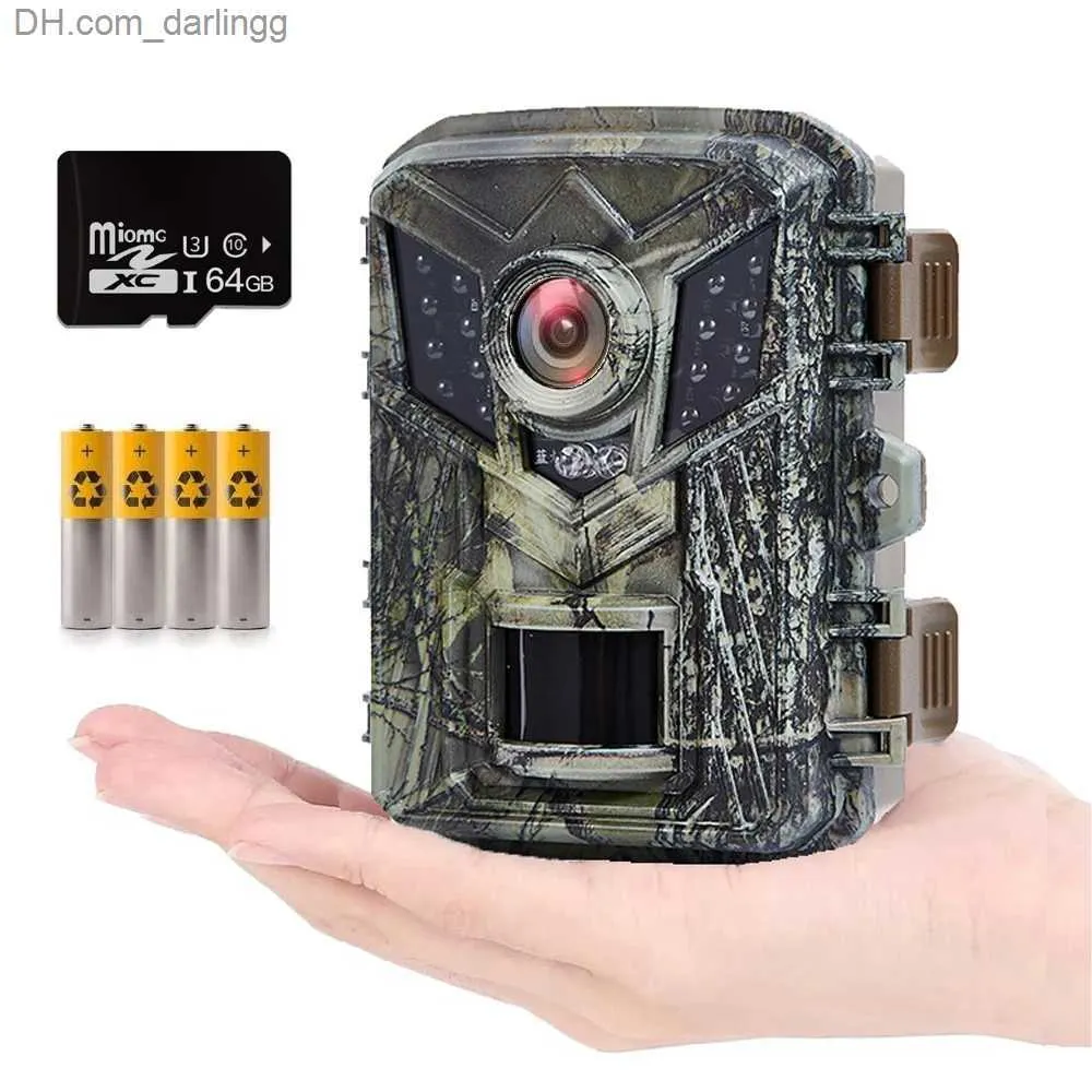 كاميرات الصيد DL006 Mini Camera 16mp 1080p HD Wildlife Trail Infrared Light Vision Outdoor Activation Activation Trigger Reconnaissance Traps Q240306