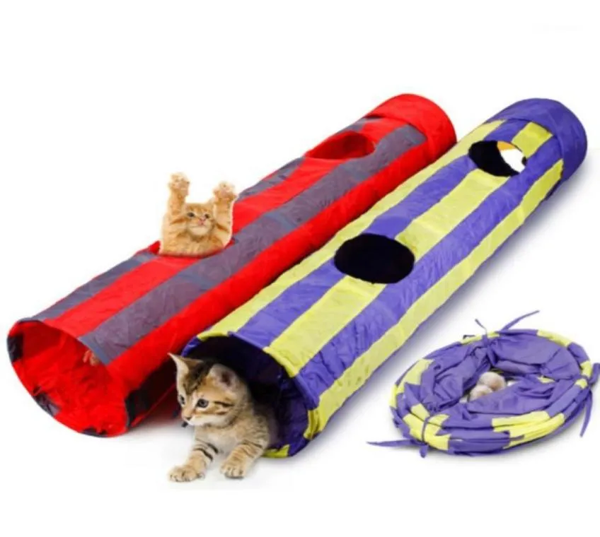 Puzzle jouets pour animaux de compagnie jouet pour chat pliant Tunnel pour animaux de compagnie Tunnel de jeu pour chat pliable 17628438