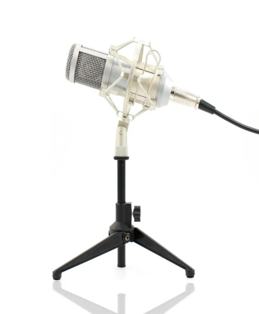 Microfono a condensatore BM800 Microfono professionale da 35 mm con treppiede in metallo per studio di registrazione video Compute4418719