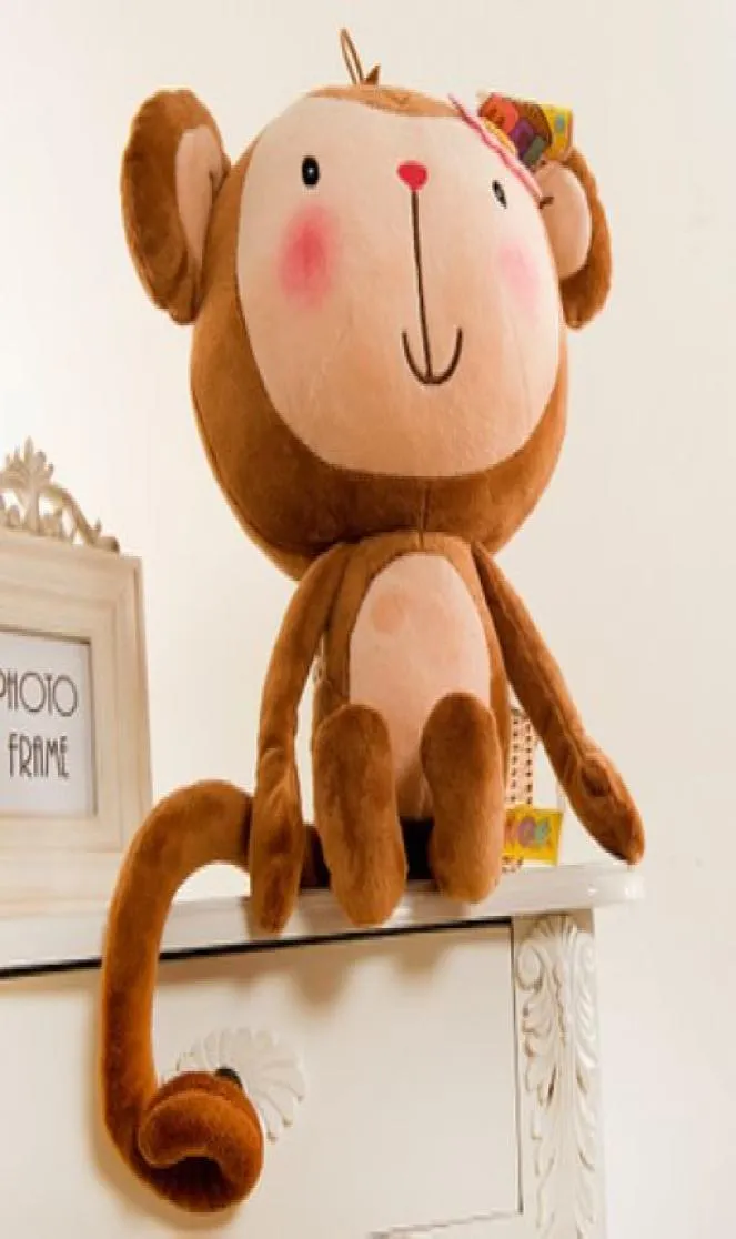 The Monkey Plush Toys 60 CM Large Lovers Monkey Doll Lovers Monkey Station To Lie Prone Randomly8836336