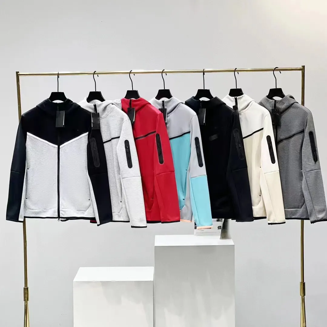 Tech Fleece Mens 스포츠 바지 후드 우드 티 바지 디자이너 후드 재킷 우주 면화 바지 여성 두꺼운 코트 바닥 남성 조깅하는 품질 점퍼 트랙 슈트