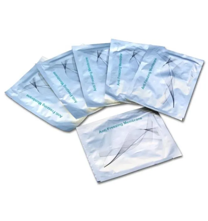 50 PC Anti Cooling Gel Antize Membraan Film onderdelen Vet Pads Cryo Therapie Gewichtsverlies Papier Pad Voor Cryotherapie fat ze Machin7036773