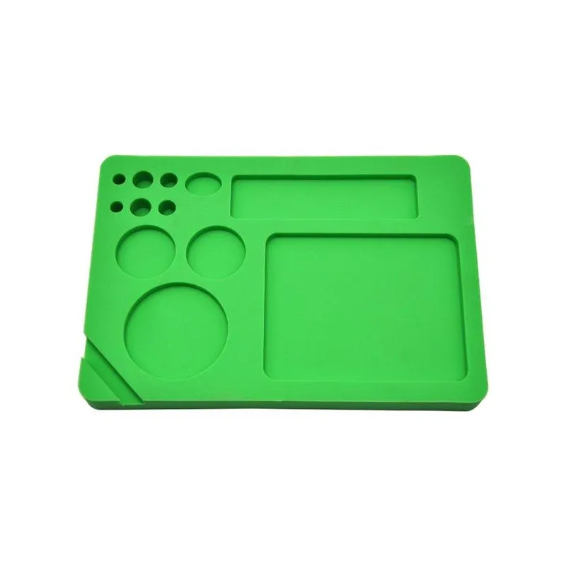 Silicone Rolling Tray Heat-resistant Rectangle Tobacco Camo Silicone Dish tray Dab Mat Cigarette oil rig Smoking Accessories