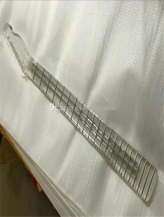 6 Strings Acrylic Neck For Electric Guitar with 2 Truss RodsCan be customized as request9867325