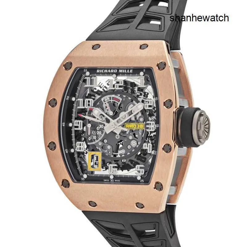 Mens Watch Dress Watches RM Watch RM030 Rose Gold Men's Watch RM030