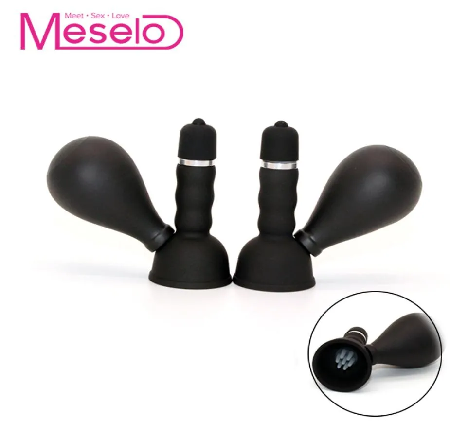 Meselo Nipple Vibrator Sex Toys For Women Female Silicone Breast Vagina Suck Stimulator Adult Game Couple Flirting Massager Toy Y2848910