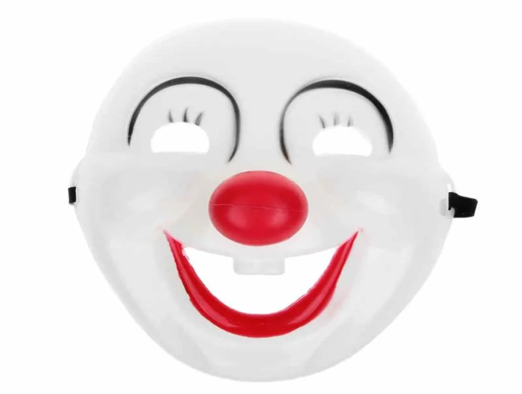 Maski imprezowe Halloween Jester Jolly Cartoon Mask Mask Extive Mashies Venetian Mardi Gras Maski do maskarady PVC Full FAC3856099