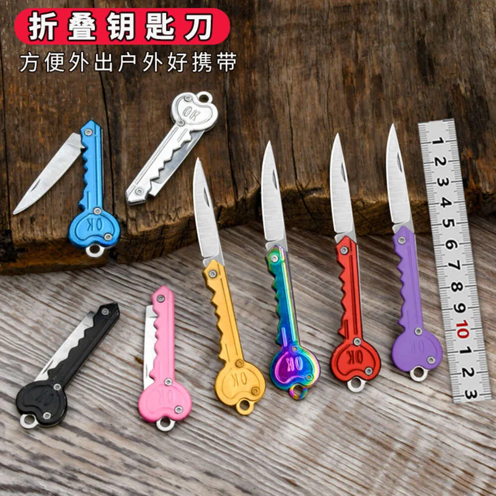 Multifunctional Folding Portable Pocket Outdoor Survival Key Gift Knife 792575