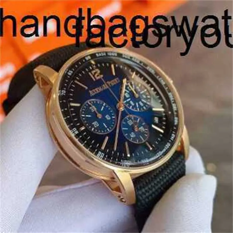 Luxe horloge AudemsPiguts APs Factory Automatisch uurwerk Topkwaliteit Epic CODE-serie 26393OR Roségoud Blauwe plaat Mode Vrije tijd Zakelijk Sport Polshorloge