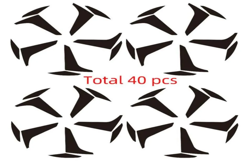 3D kolfiber Vinyl 18quotrimprints 19quot Wheel Decal Stickers för Honda Accord Touring Hybrid 10th Gen 2018 2019 Car Styli32463681018