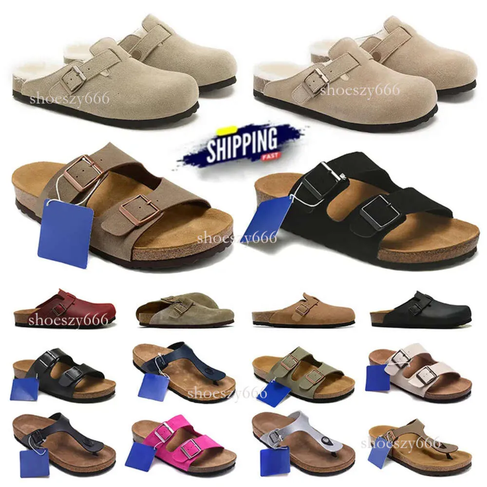 Bostons tamancos Birkinstock Designer Slides Plataforma Chinelos Room House Mulheres Homens Berkinstock Sapatos Slide Sandálias Favoritas Berkin Stock Woman Favorite Sliders