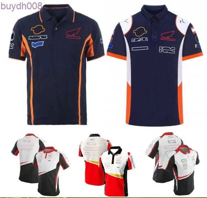 E251 Men's Polos F1 Racing Short Sleeve t Shirt Summer New Team Polo Shirt Same Customizable