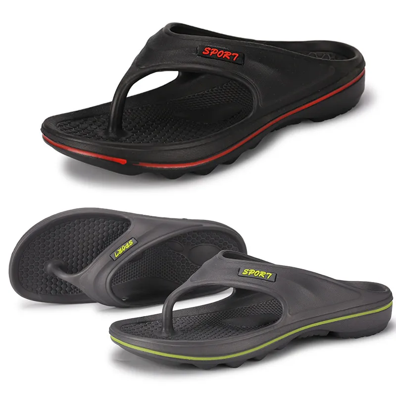 Bahar Yaz Pembe Siyah Terlik Kırmızı Yeşil Erkekler Düşük Top Plaj Nefes Alabilir Yumuşak Sole Ayakkabı Düz ​​Erkekler Gai-11 Trendi 127