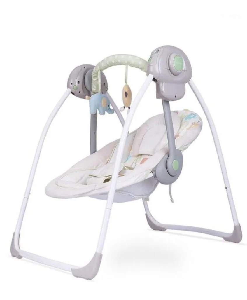Bassinets vaggar 6 växel för att lugna den sovande babymusiken som rockar stol elektrisk vagga swing född lugnande stol16224853