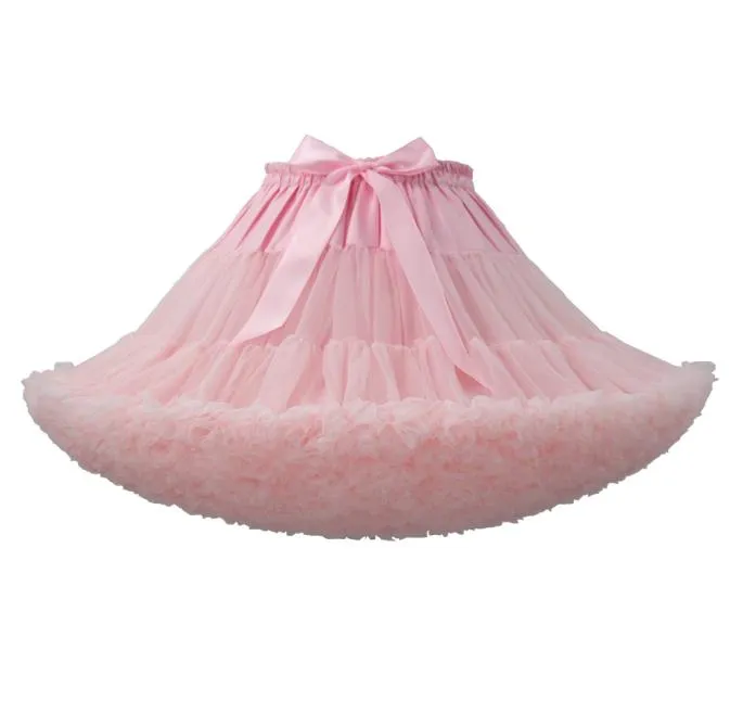 New Wedding Bridal Petticoat Many Colors Hoopless Crinoline Lady Girls Underskirt Rockabilly Dance Petticoat Skirt Tutu6386675