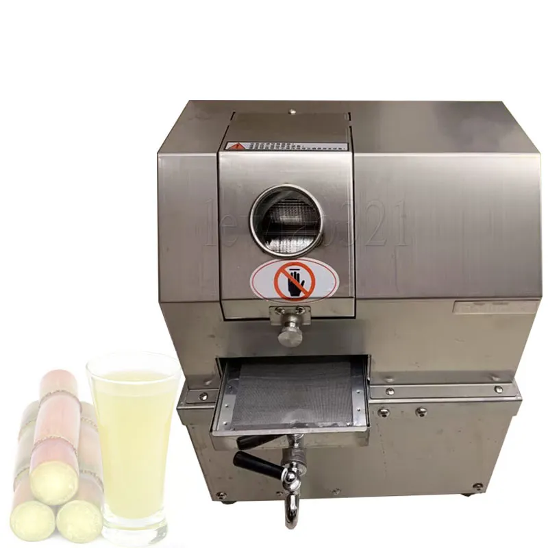 LFS-E17 Commercial Beverage Press Machine Juicer Sockerrör Squeezing Machine Electric Sugar Cane Juicer