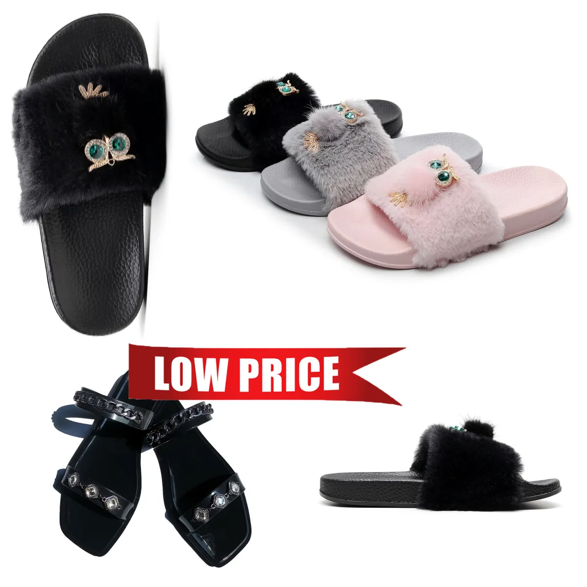 Novo estilo verão designer chinelos de luxo mulheres sandália plana slide senhora praia flip flop casual chinelo sapatos baixo preço alta qualidade 36-41 gai