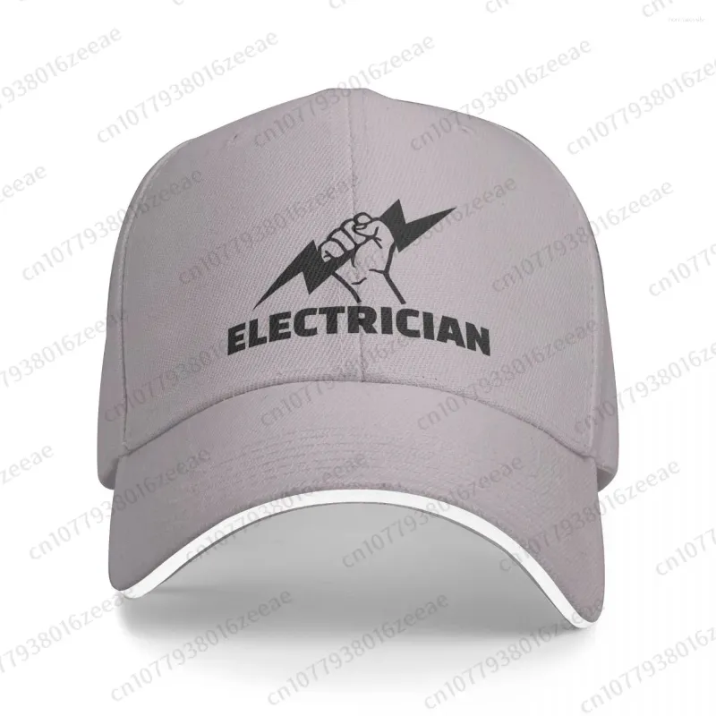 Casquettes de balle électricien Baseball Hip Hop casquette Sandwich hommes femmes réglable chapeaux de Sport en plein air