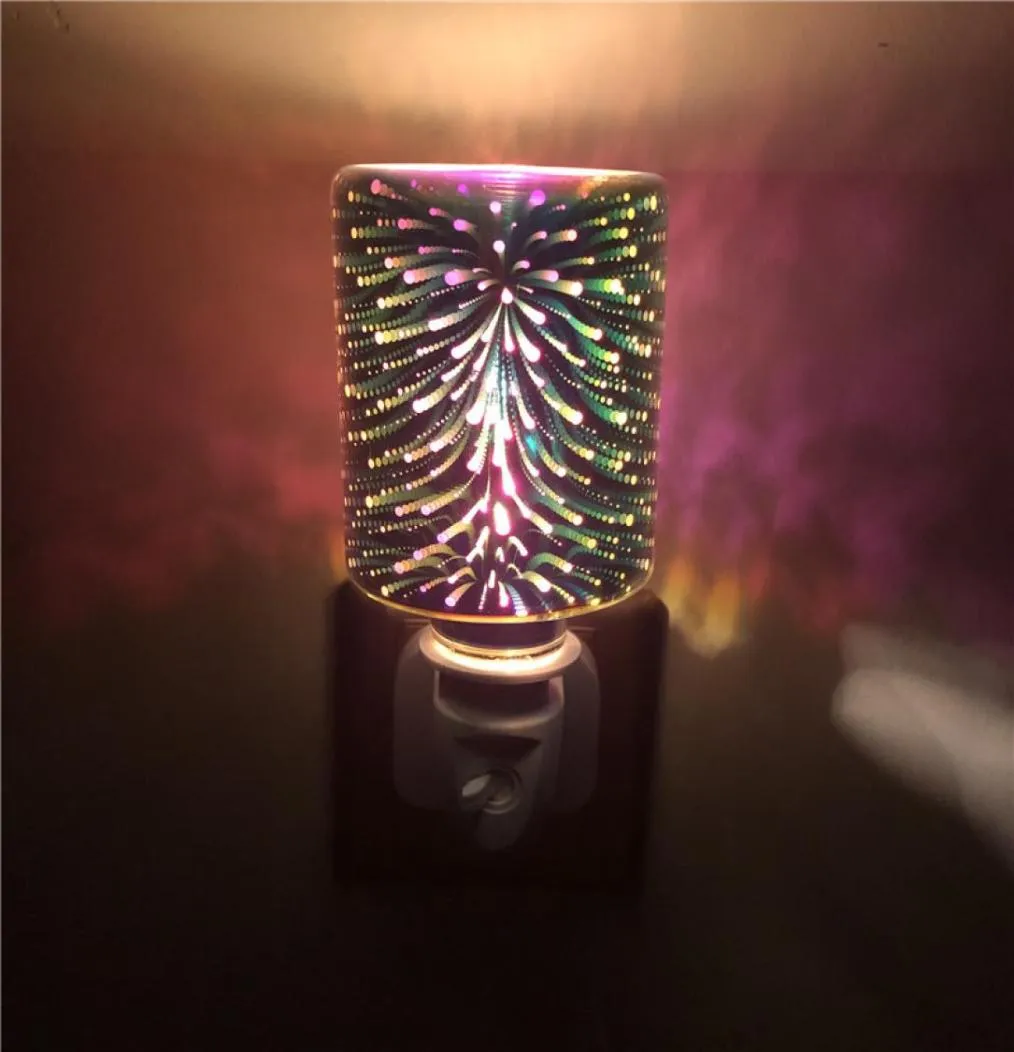 Lampe de fusion de cire d'aromathérapie colorée explosive 3D veilleuse ins lampe de fusion de cire désodorisante d'aromathérapie créative sans fumée 1507330