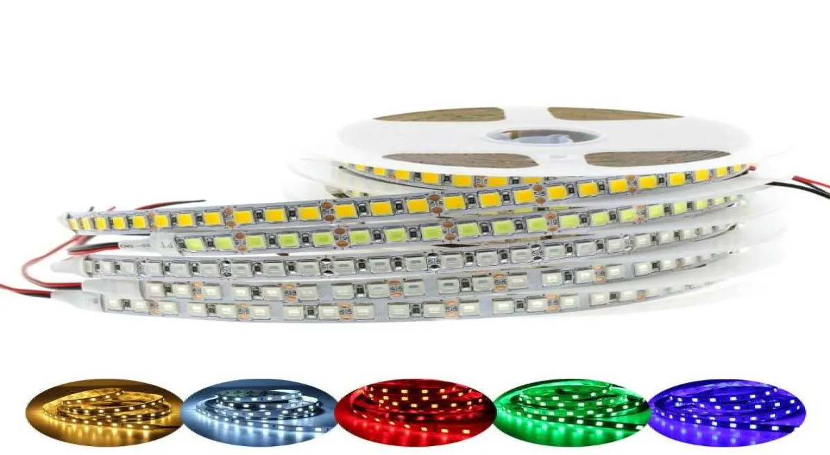 DC12V LED Strip Light 5054 Waterproof Flexible LED Ribbon 60LEDsm 120LEDsm Brighter than 5050 3528 12V RGB Diode Tape 5mlot9600069